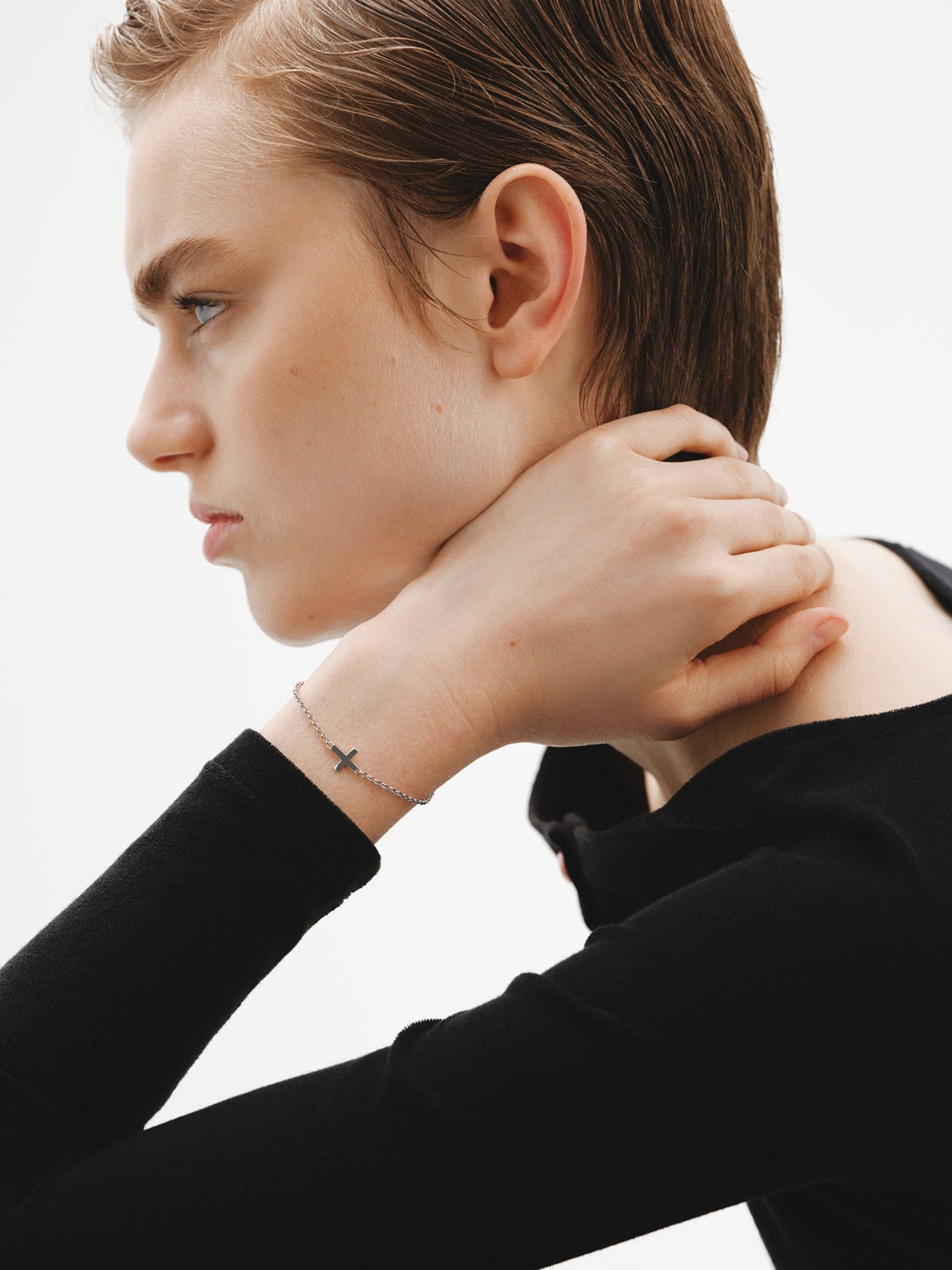 Pulsera de plata 925 con cruz