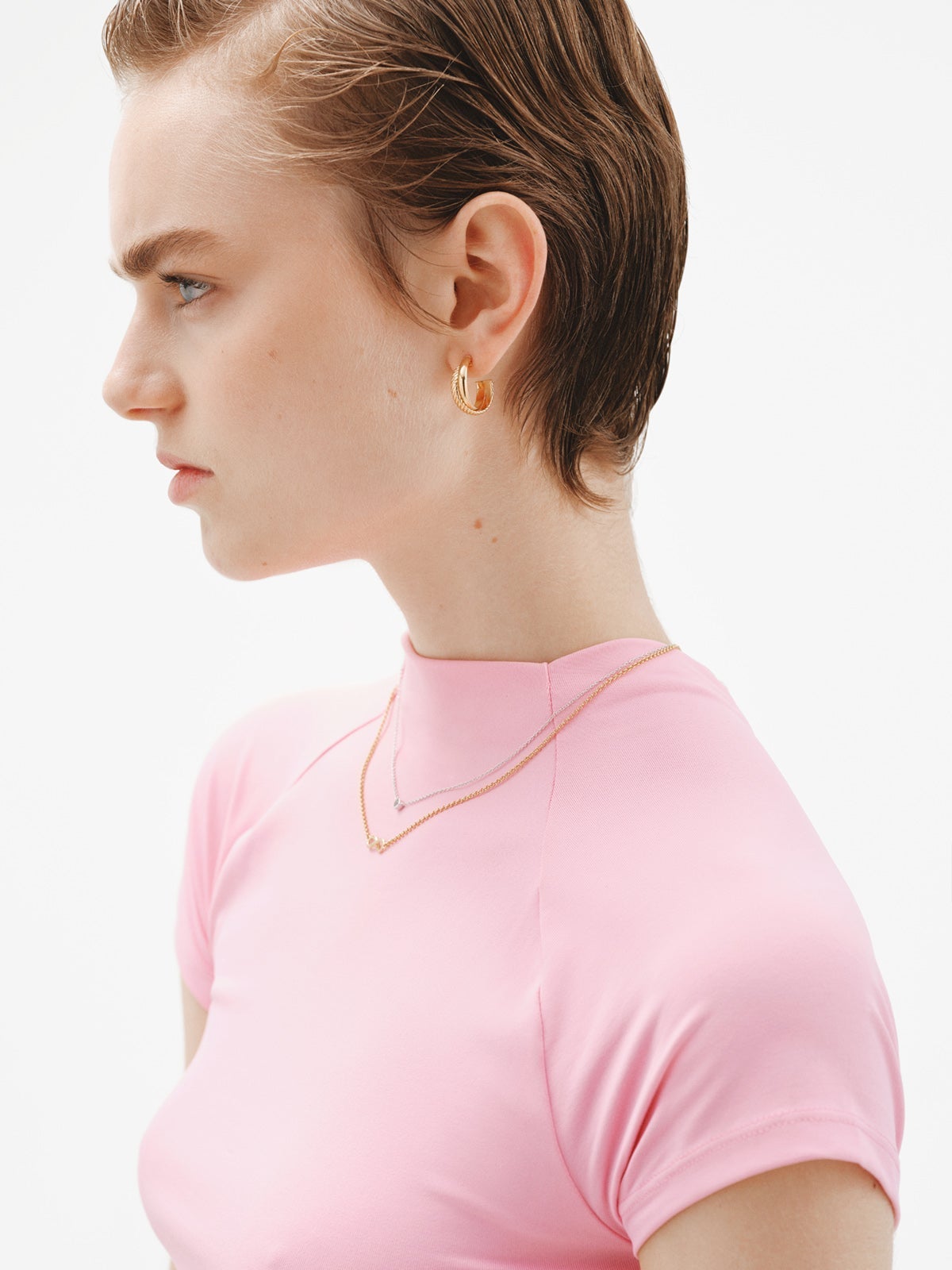 Colgante de plata 925 bañada en oro amarillo de 18K con infinito