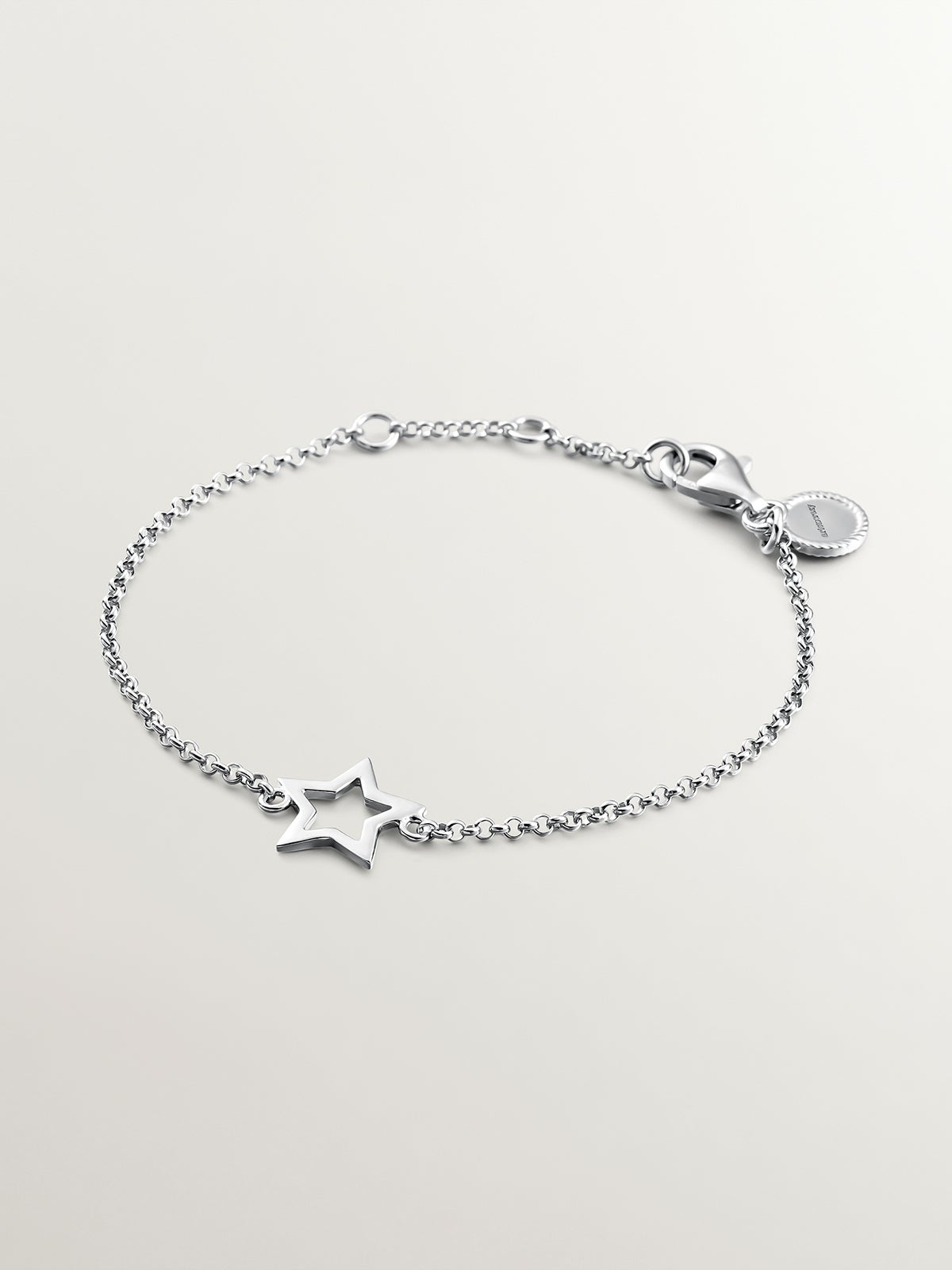 Pulsera de plata 925 con forma de estrella
