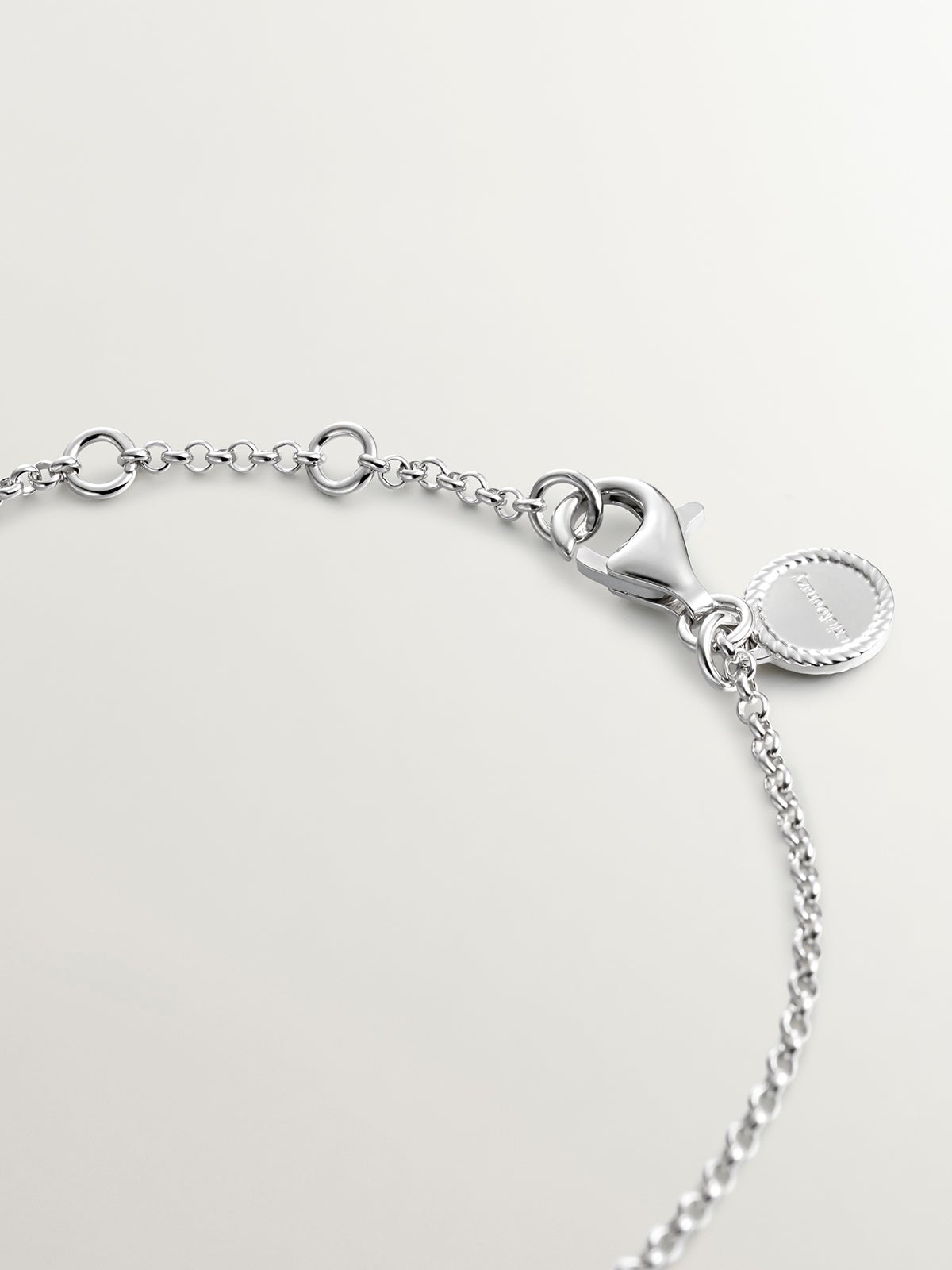 Pulsera de plata 925 con forma de tubo