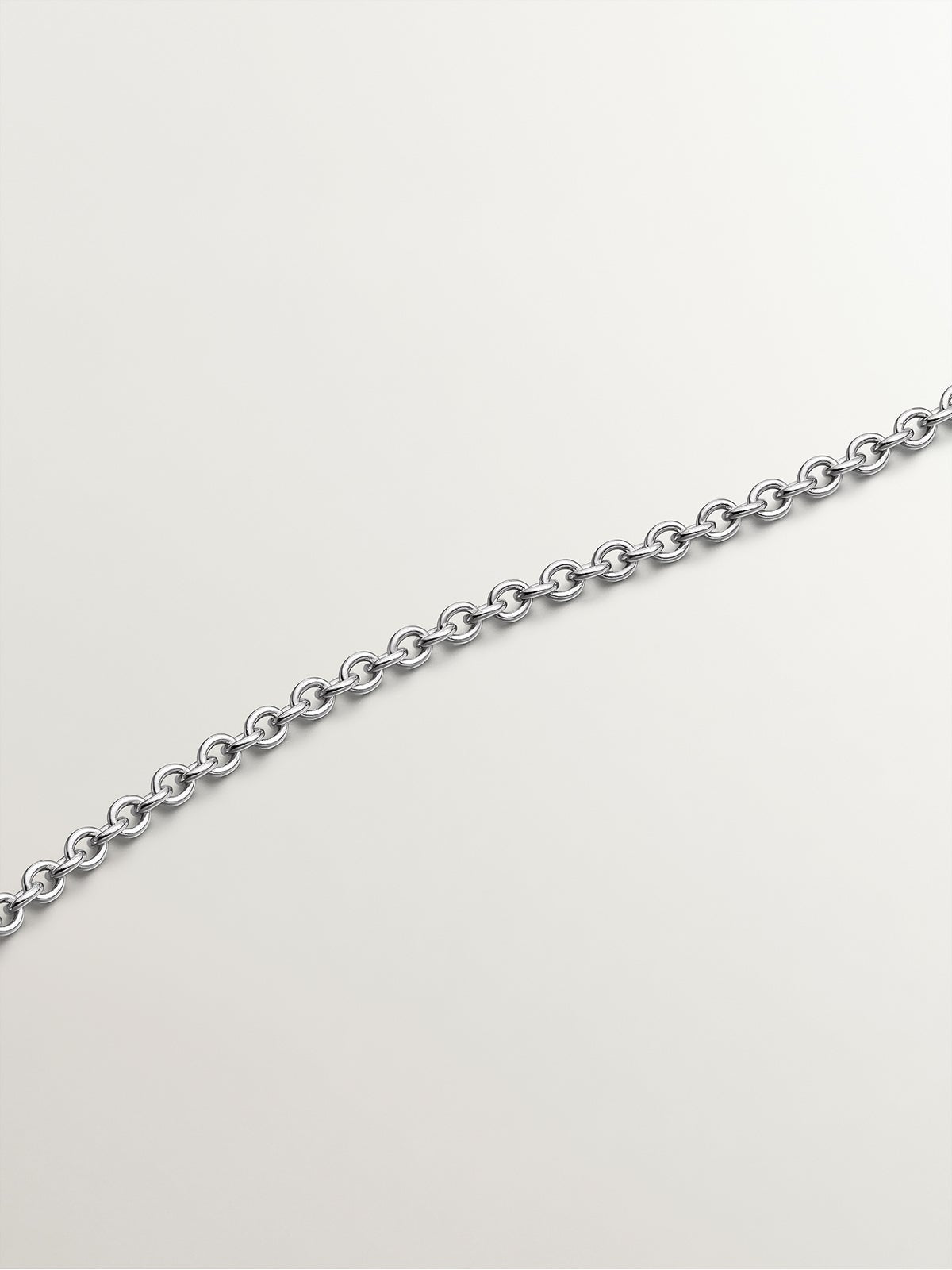 Colgante de oro blanco de 18K con diamante 0,20 cts