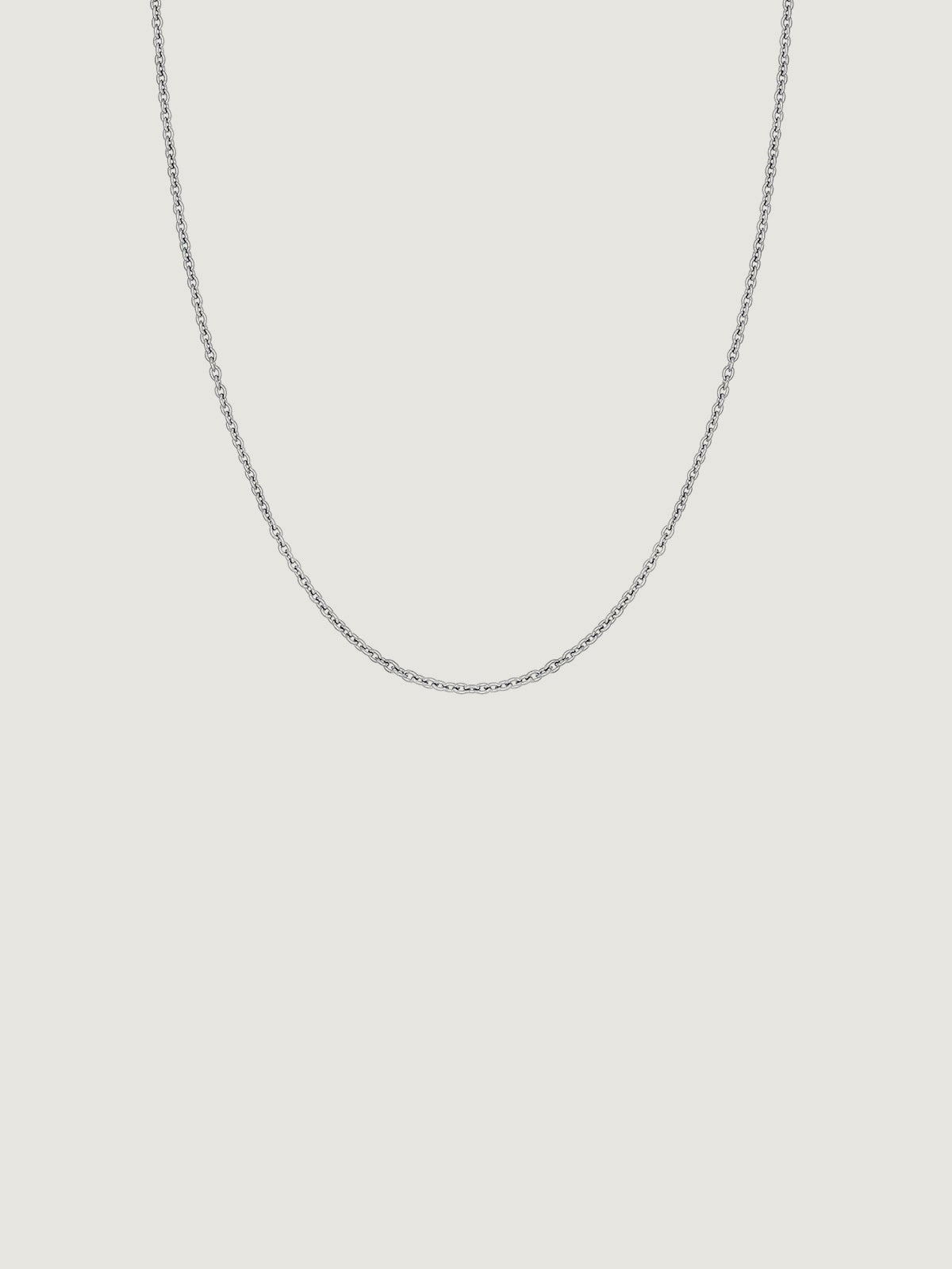 Cadena larga de plata 925