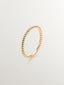 Anillo de oro amarillo de 9K con bolitas