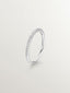 Anillo de oro blanco de 18K con diamantes 0,09 cts