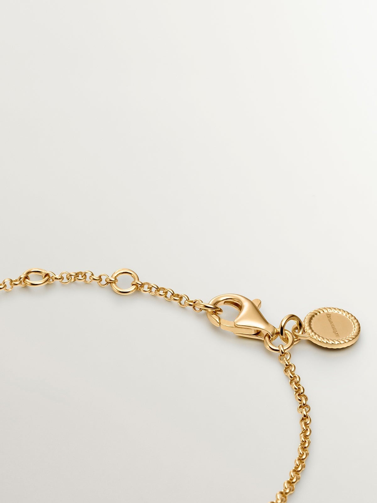 Pulsera de plata 925 bañada en oro amarillo de 18K con alas