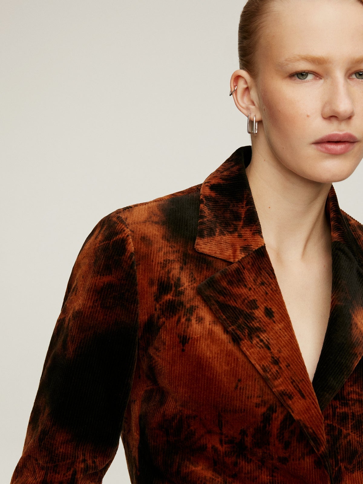 Pendientes de aro cuadrados grandes de plata 925