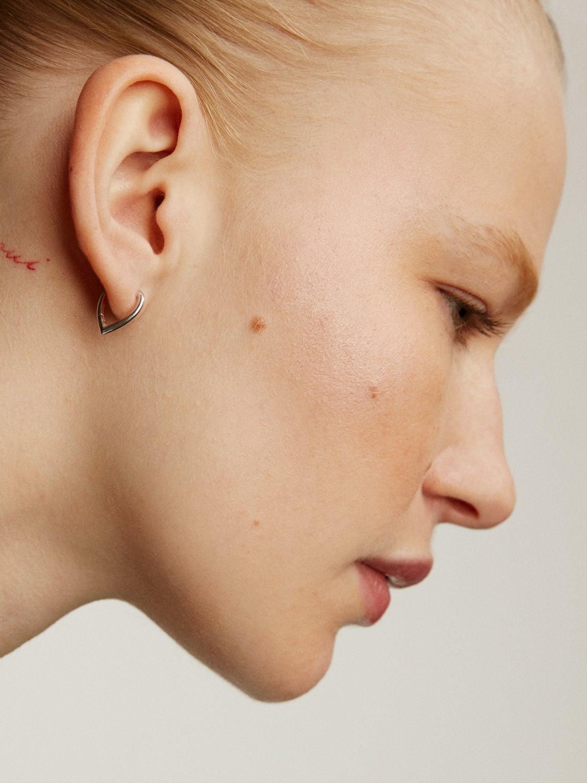 Pendientes con forma de gota de plata 925