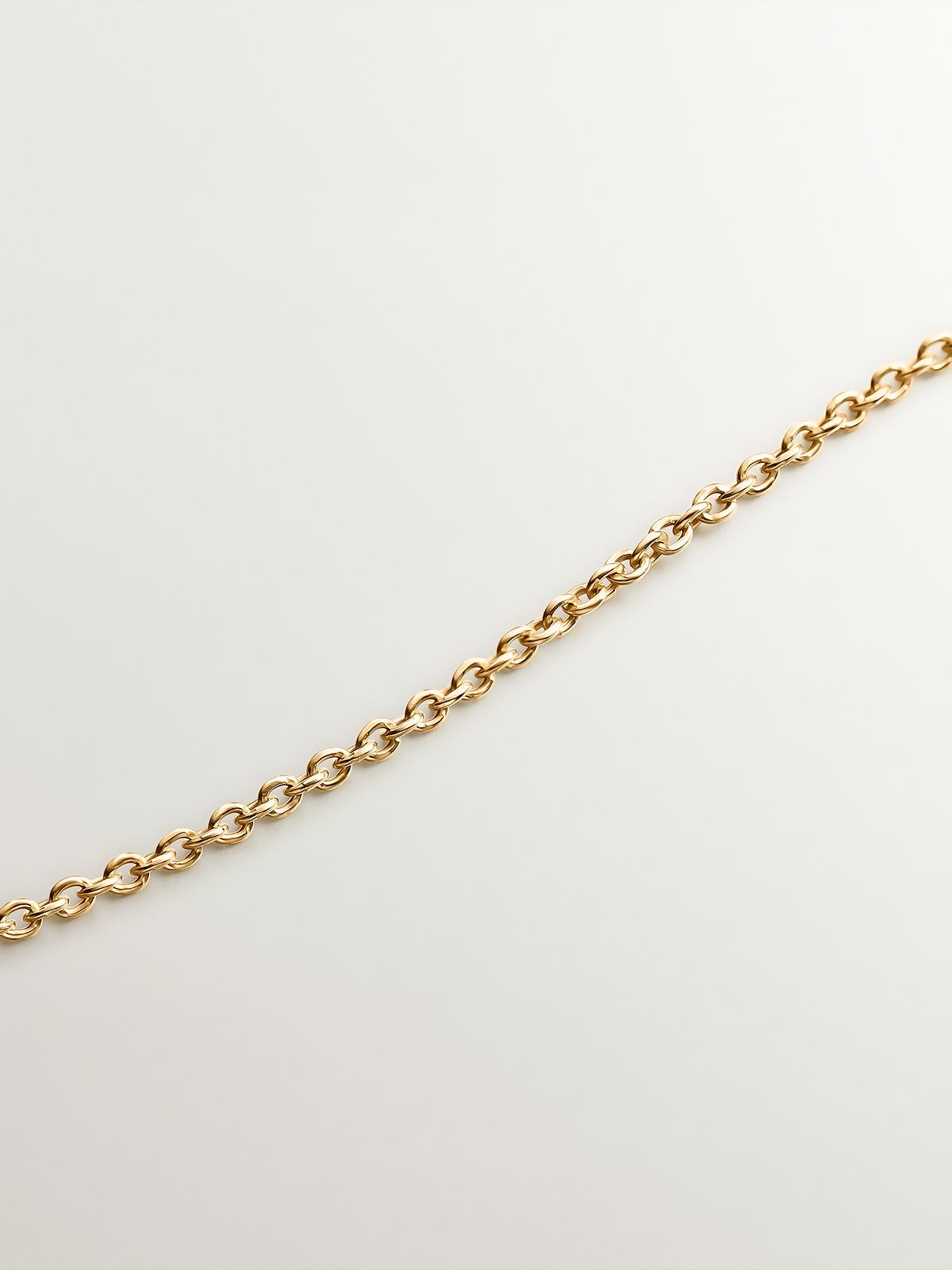 Collar de plata 925 bañada en oro amarillo de 18K con rodolitas y topacios