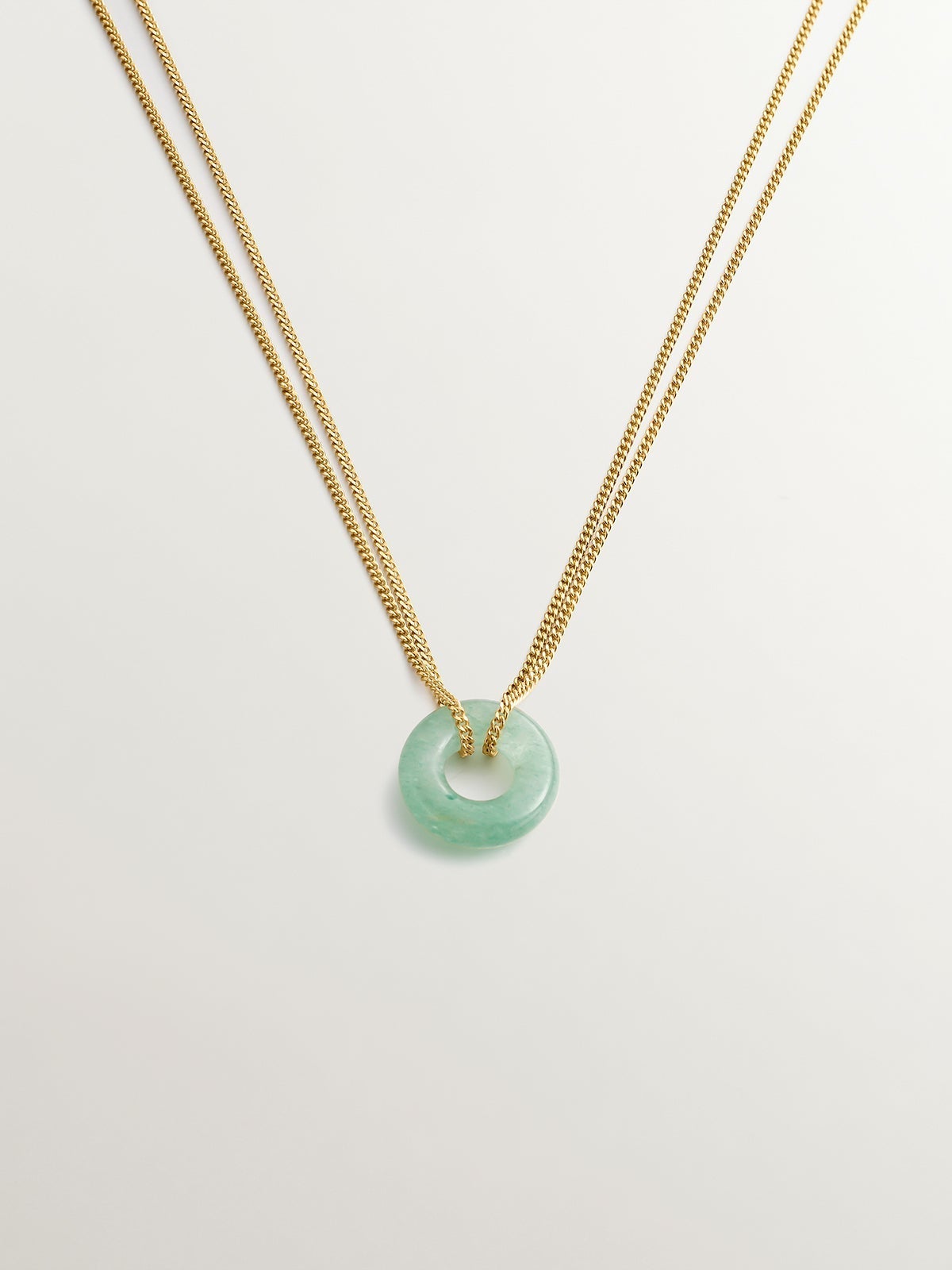 Collar De Aventurina Amarilla Natural - 495.00 Quilates, 4 Hilos, 20 Pulgadas, Hecho En India