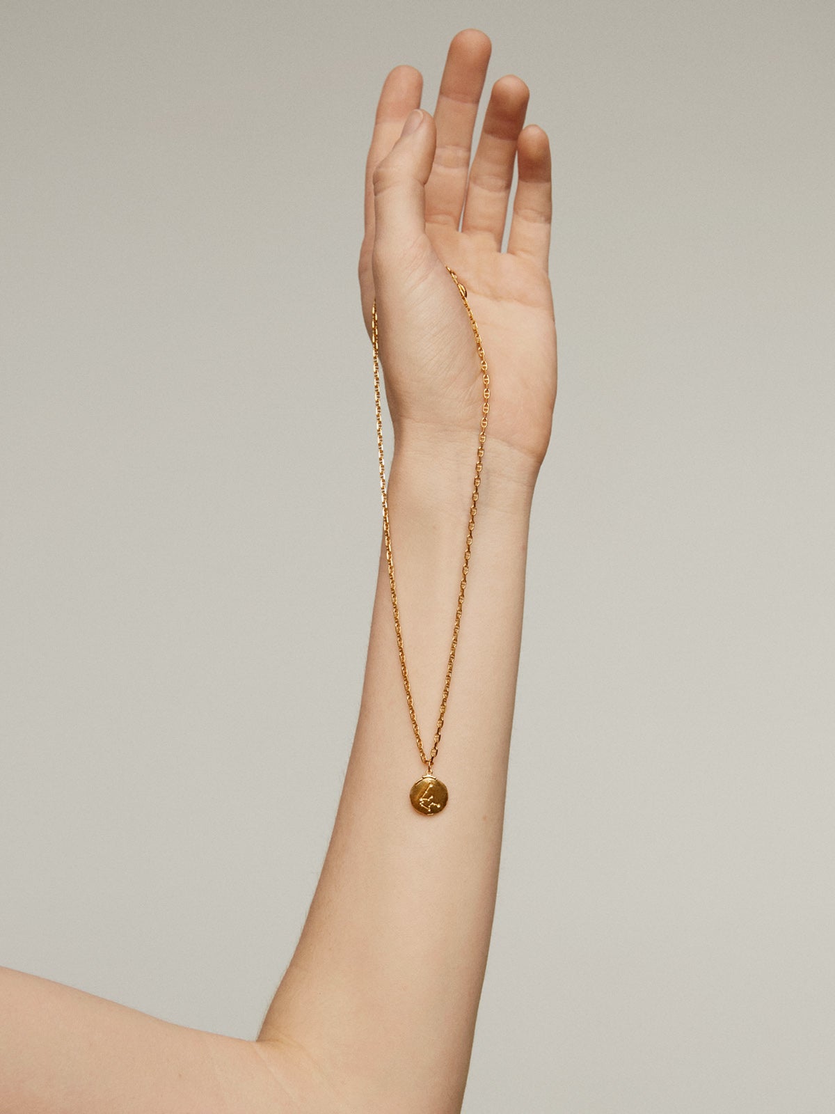 Charm Acuario de plata 925 bañada en oro amarillo de 18K