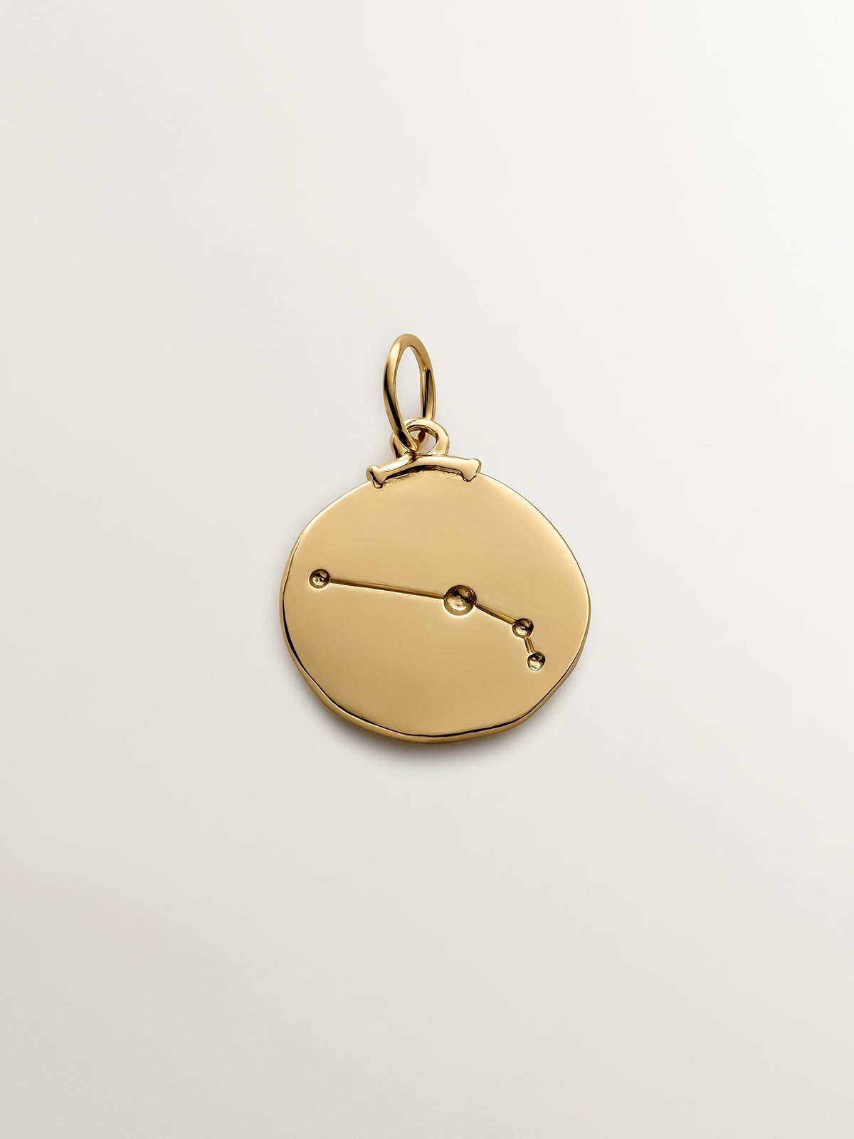 Charm Aries de plata 925 bañada en oro amarillo de 18K