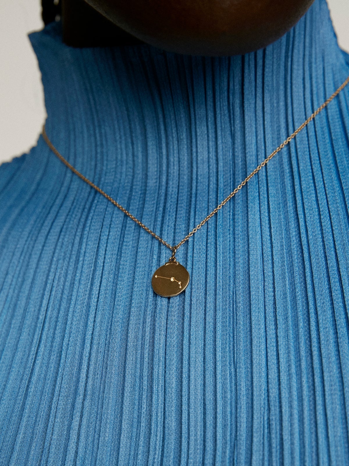 Charm Aries de plata 925 bañada en oro amarillo de 18K