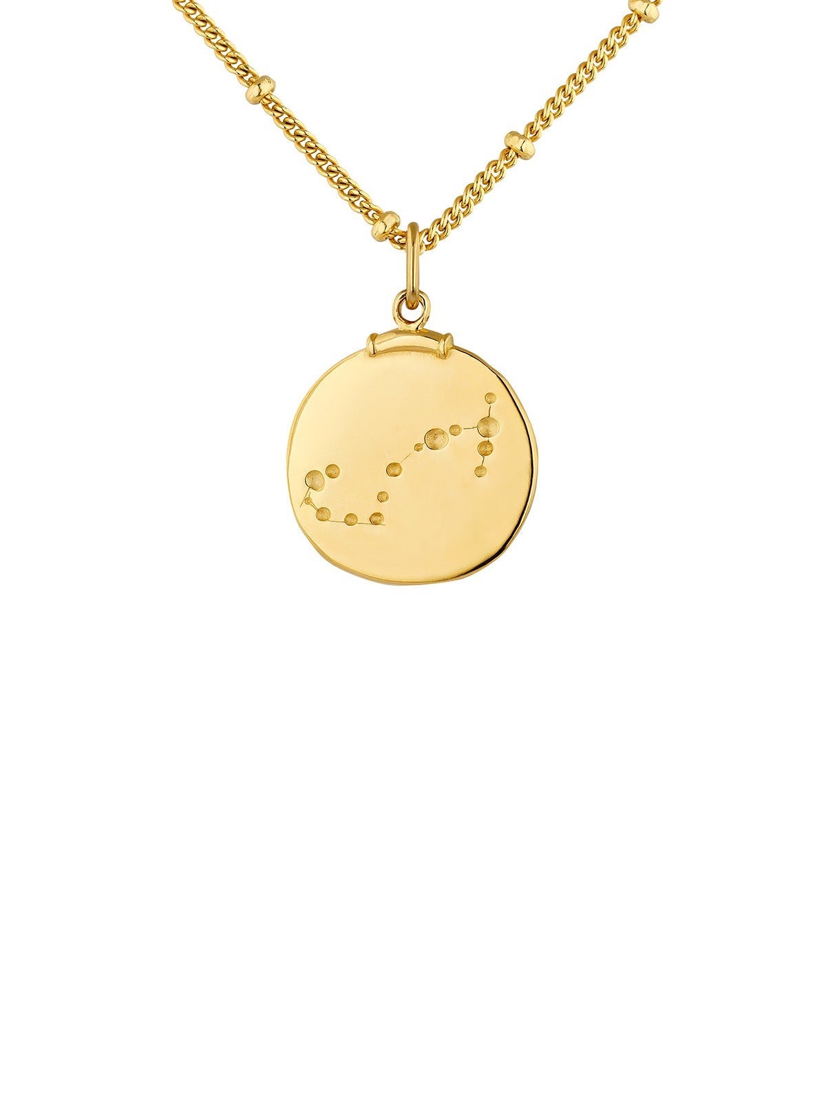 Charm Escorpio de plata 925 bañada en oro amarillo de 18K