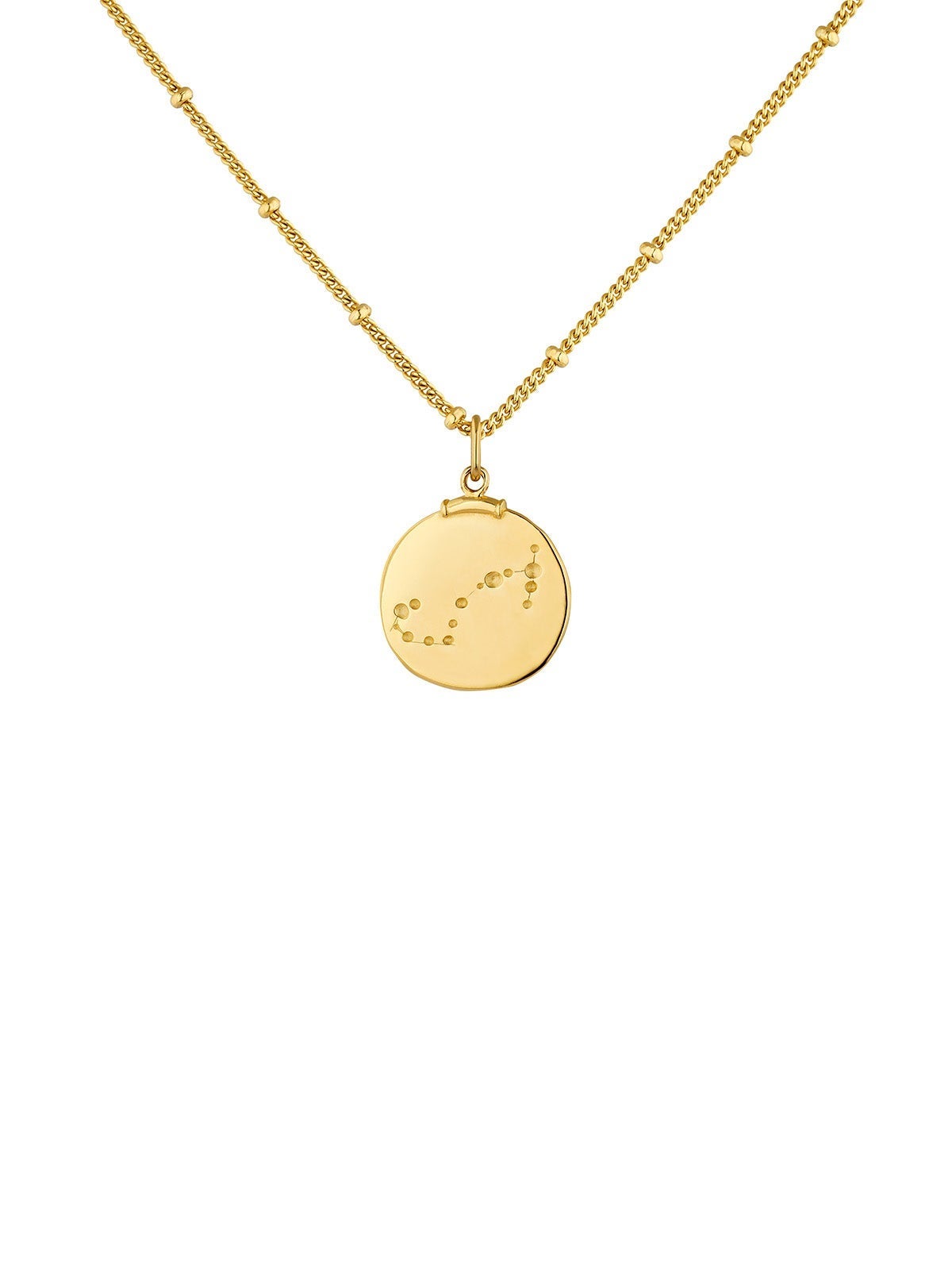 Charm Escorpio de plata 925 bañada en oro amarillo de 18K