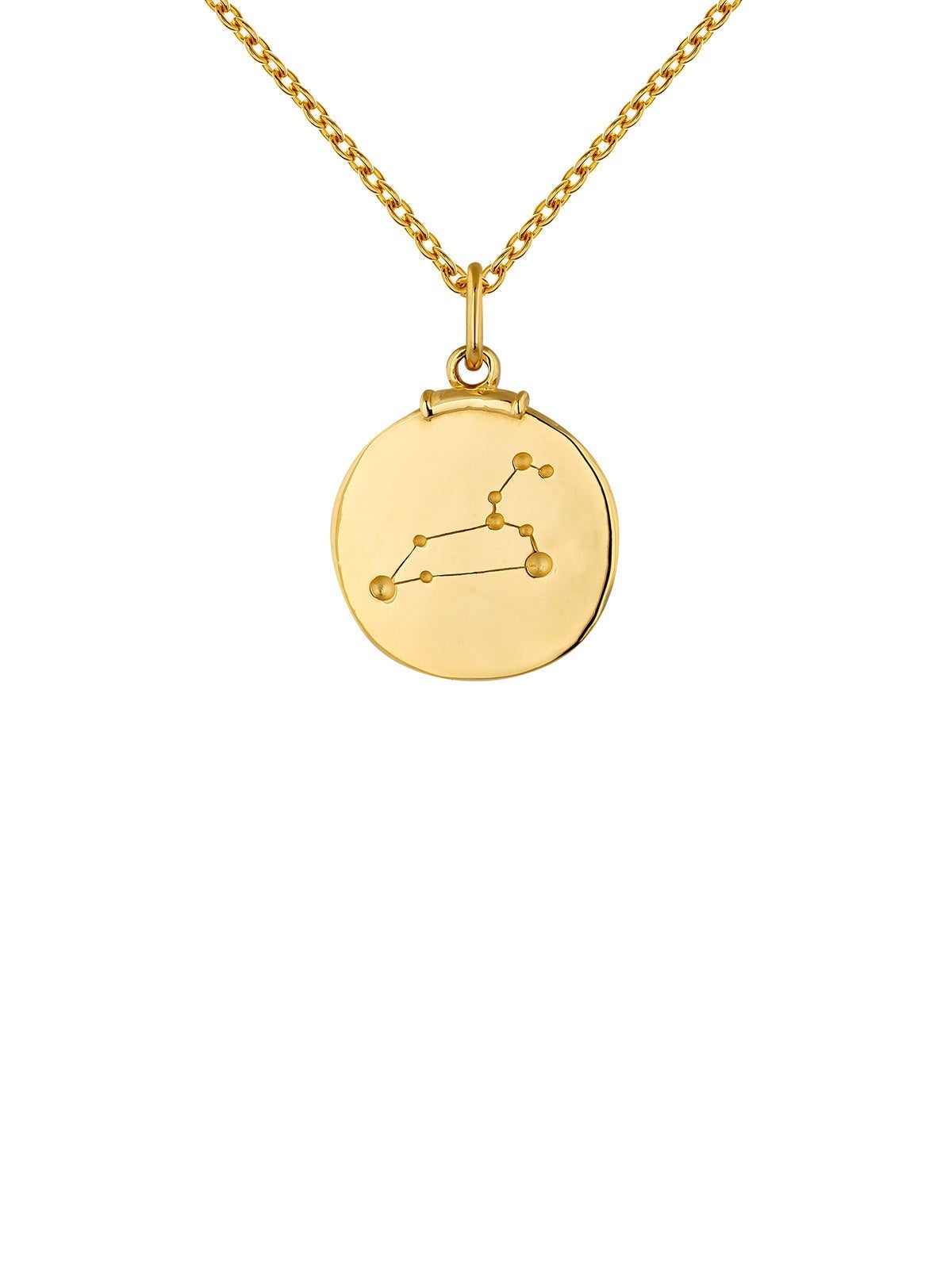 Charm Leo de plata 925 bañada en oro amarillo de 18K