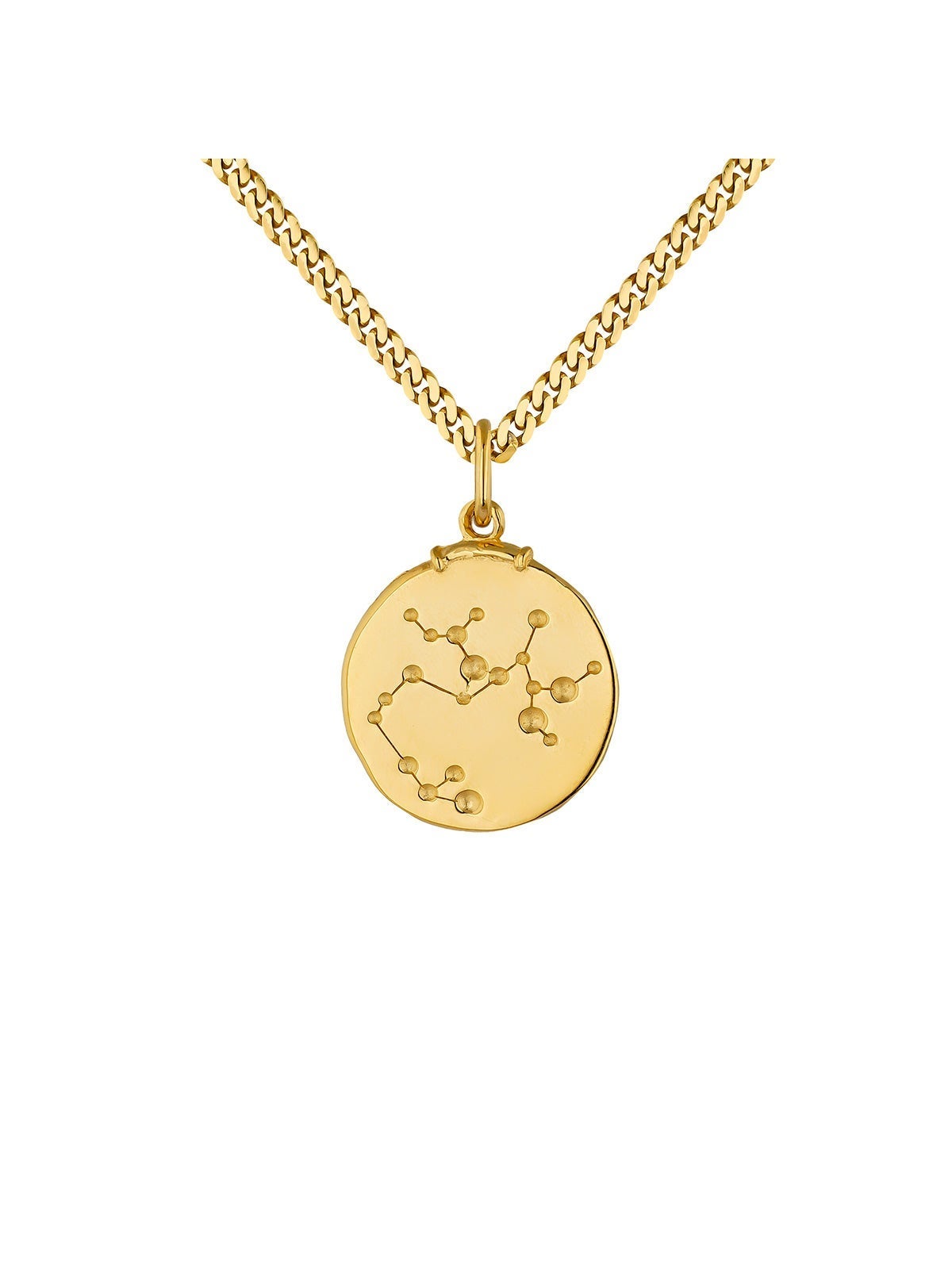 Charm Sagitario de plata 925 bañada en oro amarillo de 18K