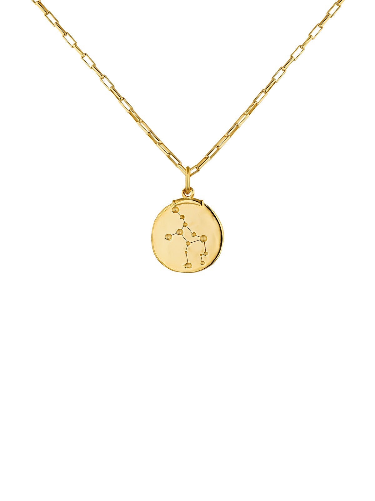 Charm Virgo de plata 925 bañada en oro amarillo de 18K