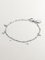Pulsera de plata 925 con lunas y estrellas
