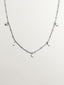 Collar de plata 925 con estrellas y lunas