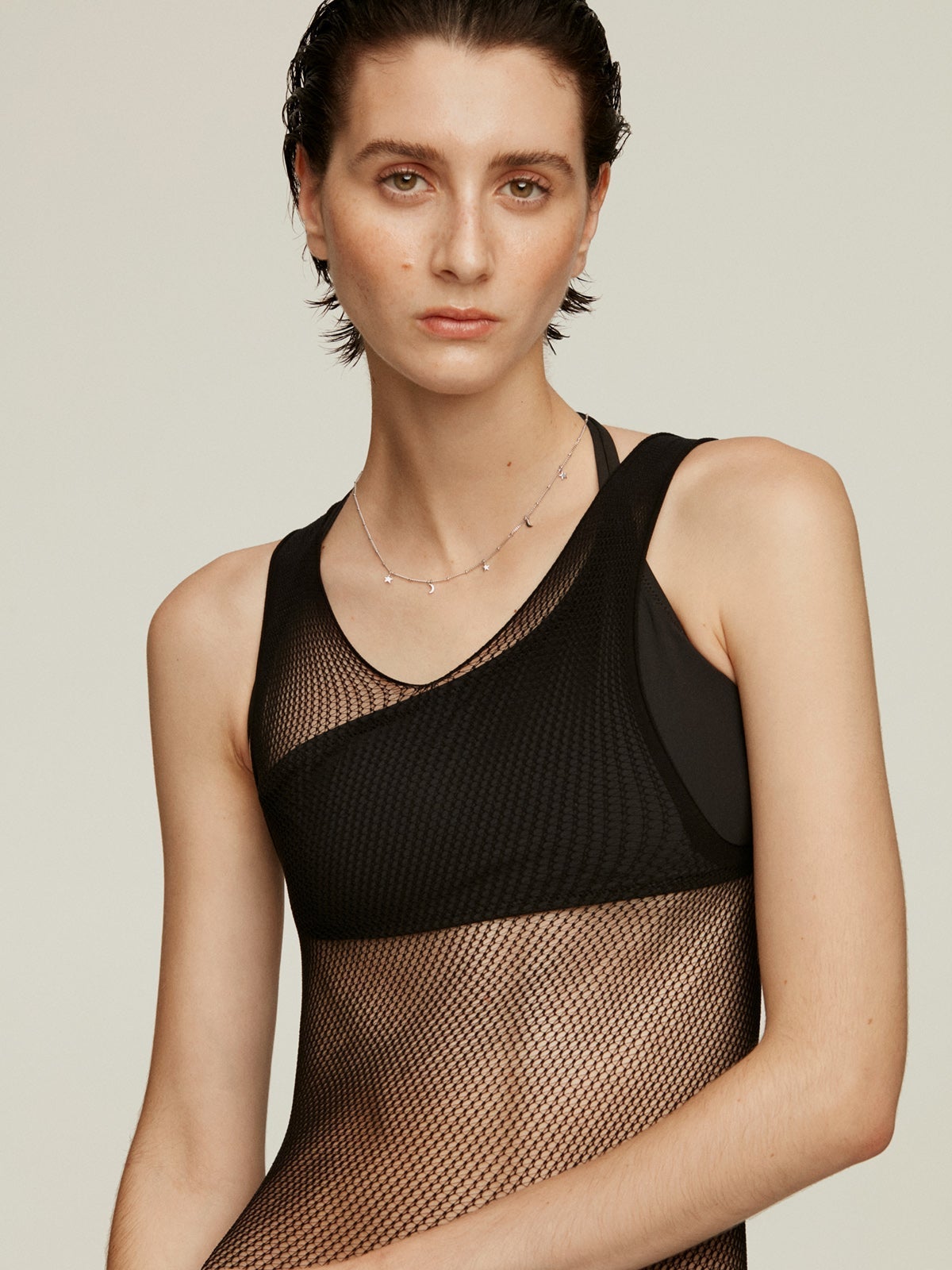 Collar de plata 925 con estrellas y lunas