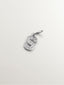 Charm de plata 925 y topacios blancos inicial S