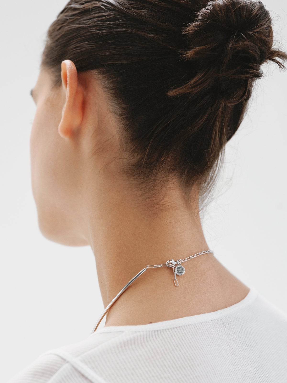 Collar rígido de plata 925