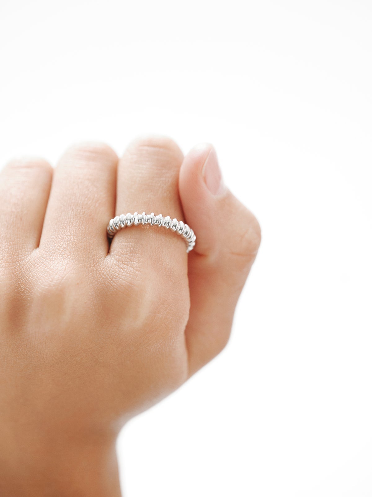 Anillo de plata 925 con relieve