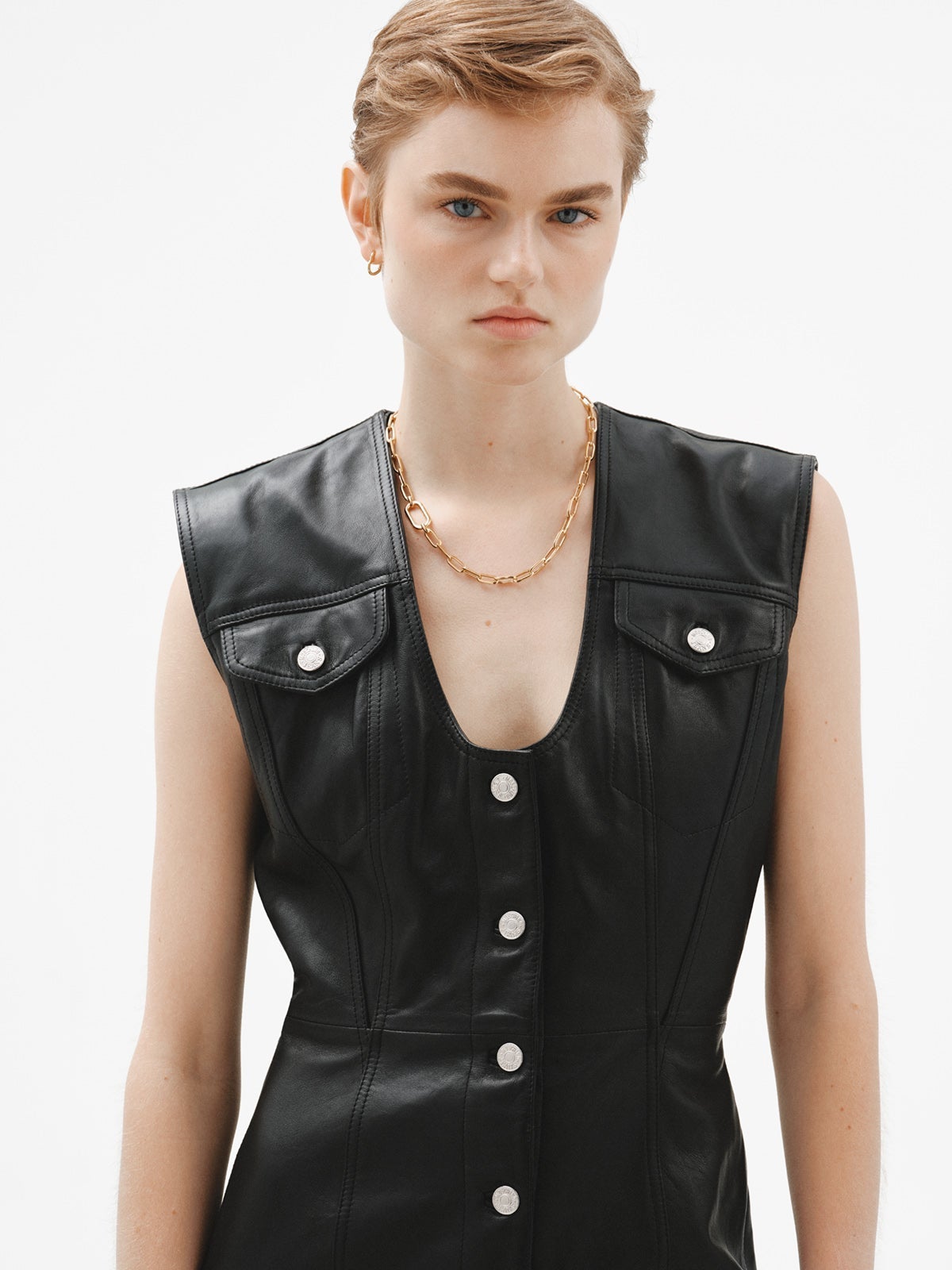 Mosquetón ovalado de plata 925 bañada en oro amarillo de 18K