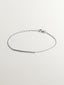 Pulsera de oro blanco de 18K con diamantes en talla brillante