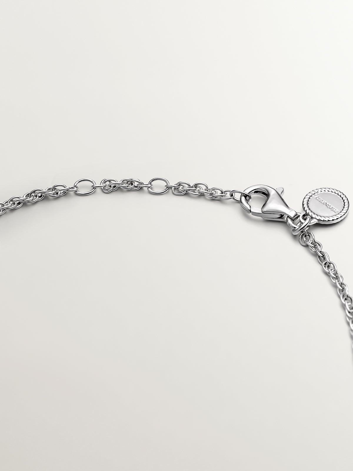 Pulsera tobillera de eslabones de plata 925