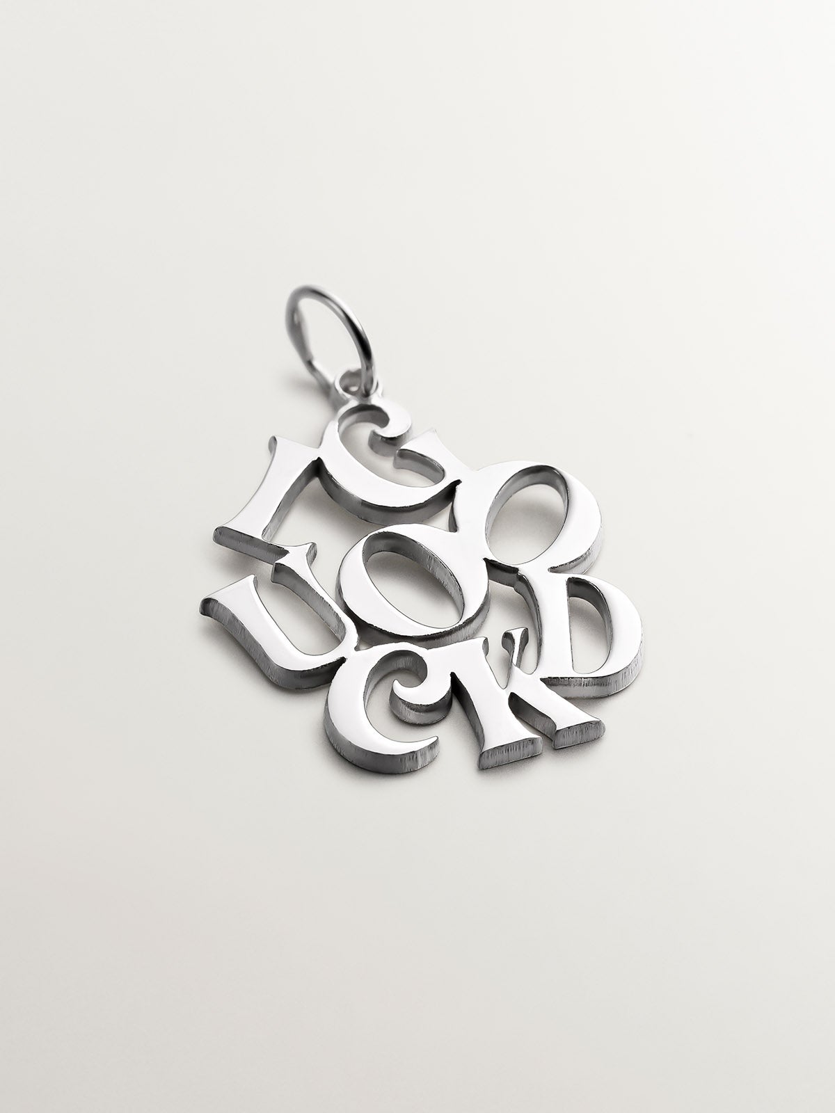Charm de plata 925 Good Luck