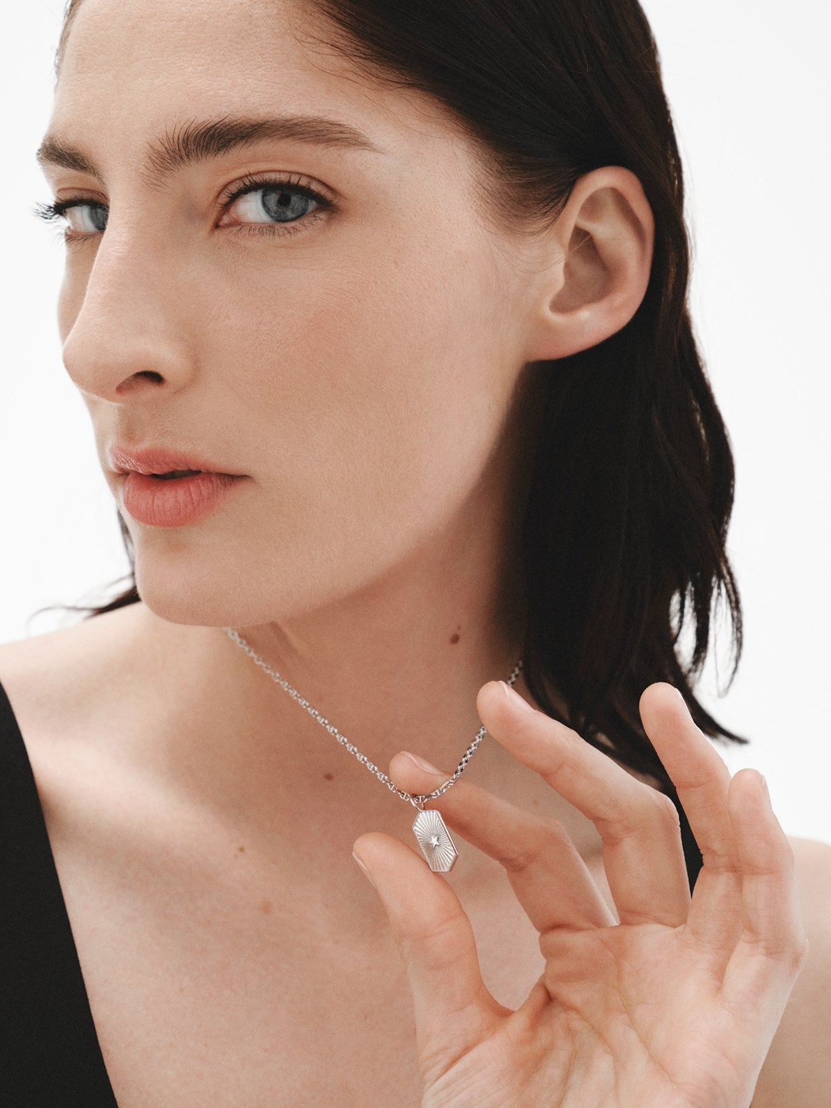 Charm de plata 925 Fuego con esmalte rosa