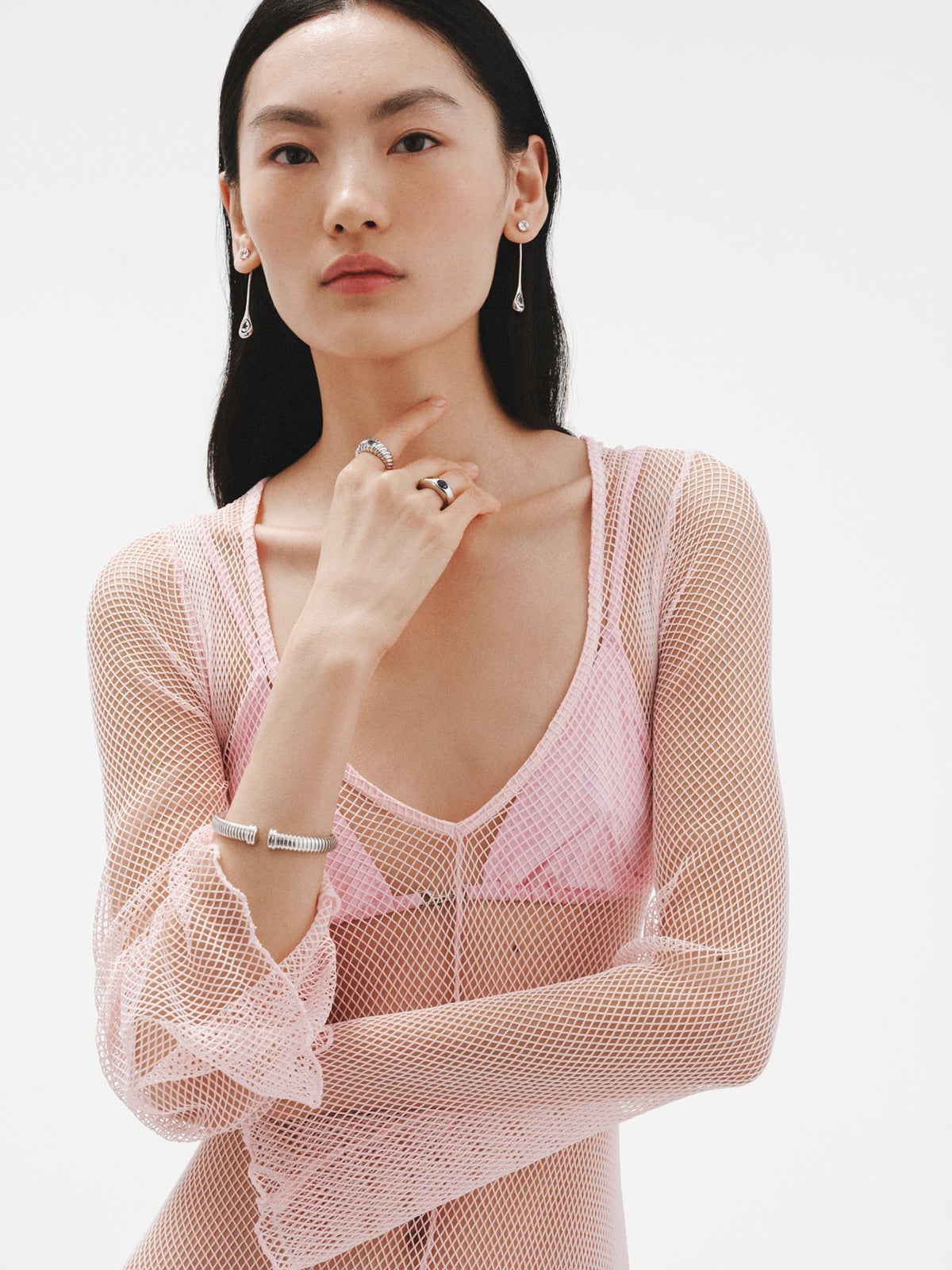 Anillo de plata 925 con topacio azul london