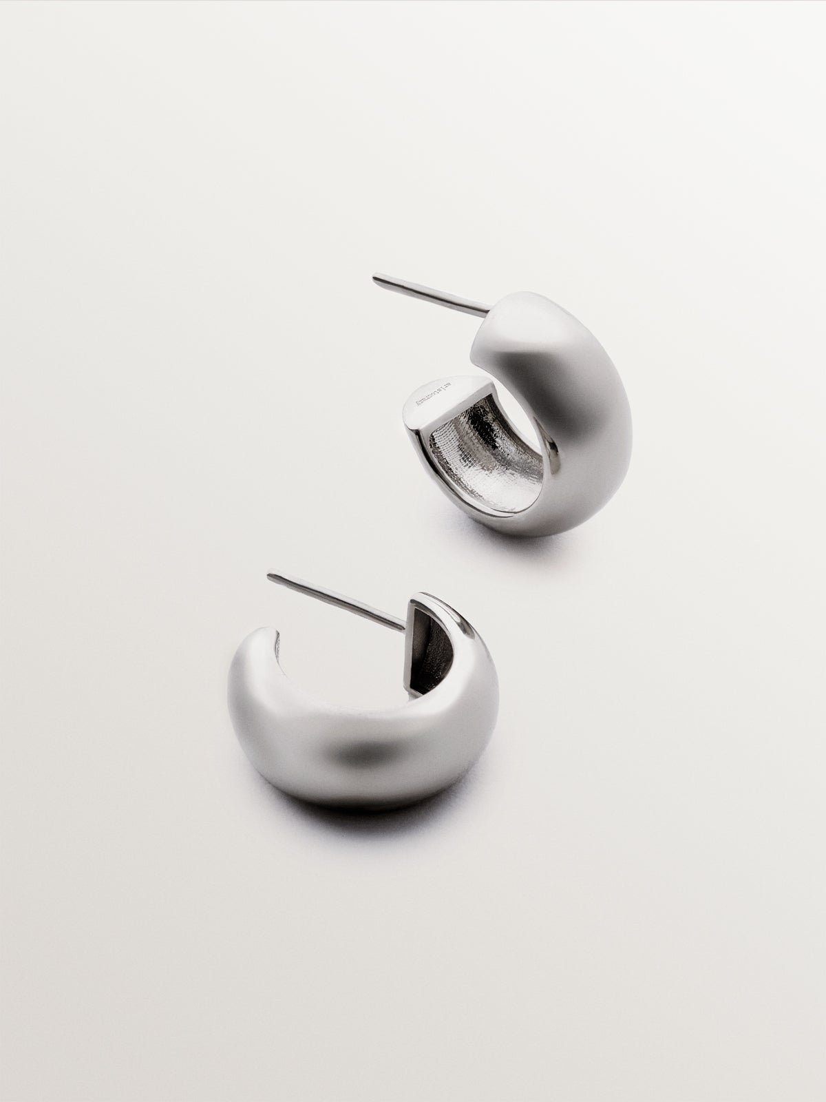 Pendientes de aro pequeños de plata 925