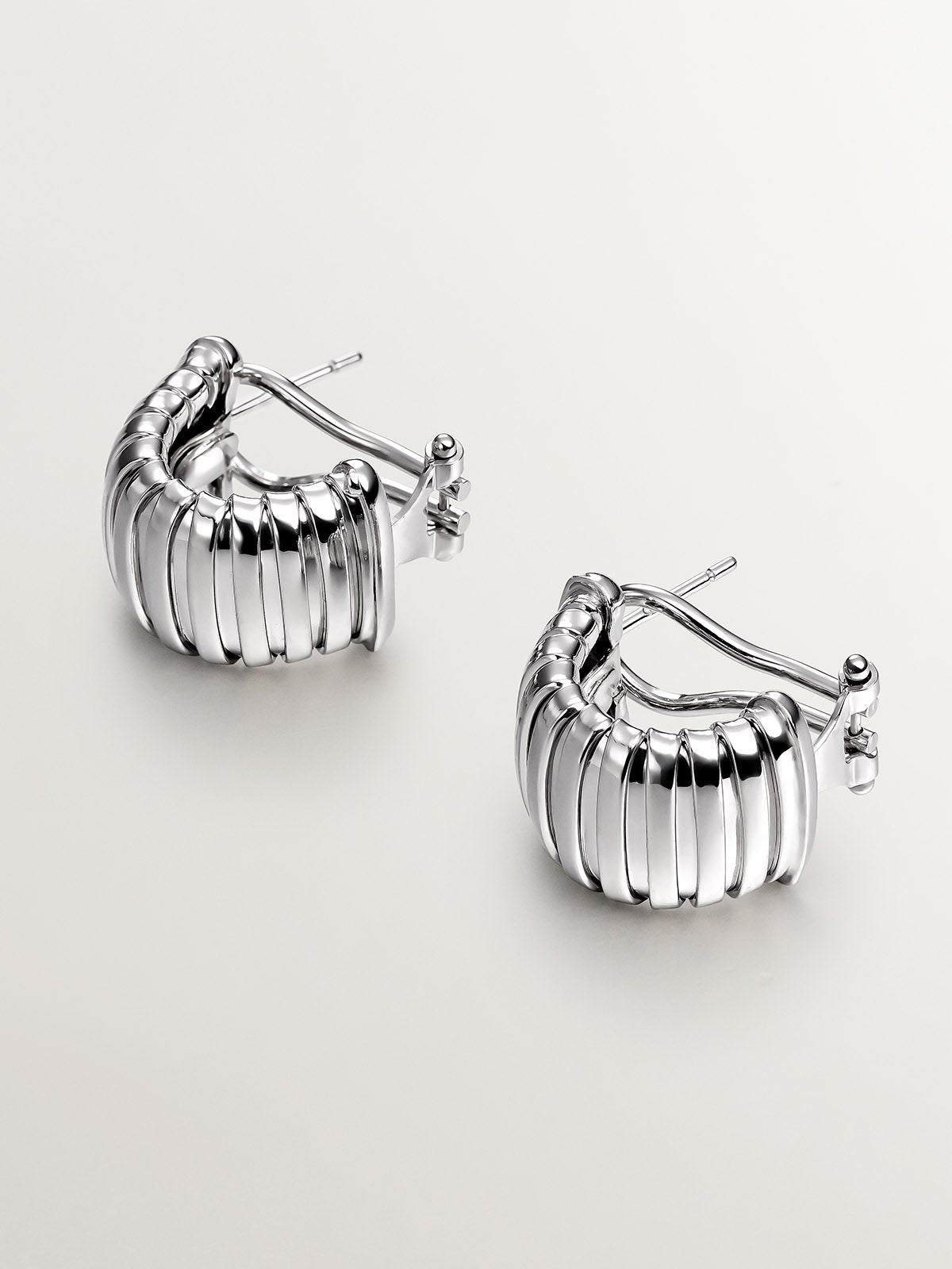 Pendientes tubogas de plata 925