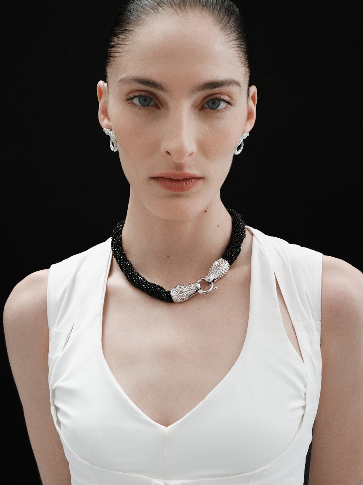 Pendientes de plata 925 con forma de cocodrilo