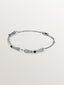 Pulsera de oro blanco de 18K con ónix negro y diamantes en talla brillante