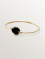 Pulsera de oro amarillo de 18K con ónix negro y diamantes en talla brillante