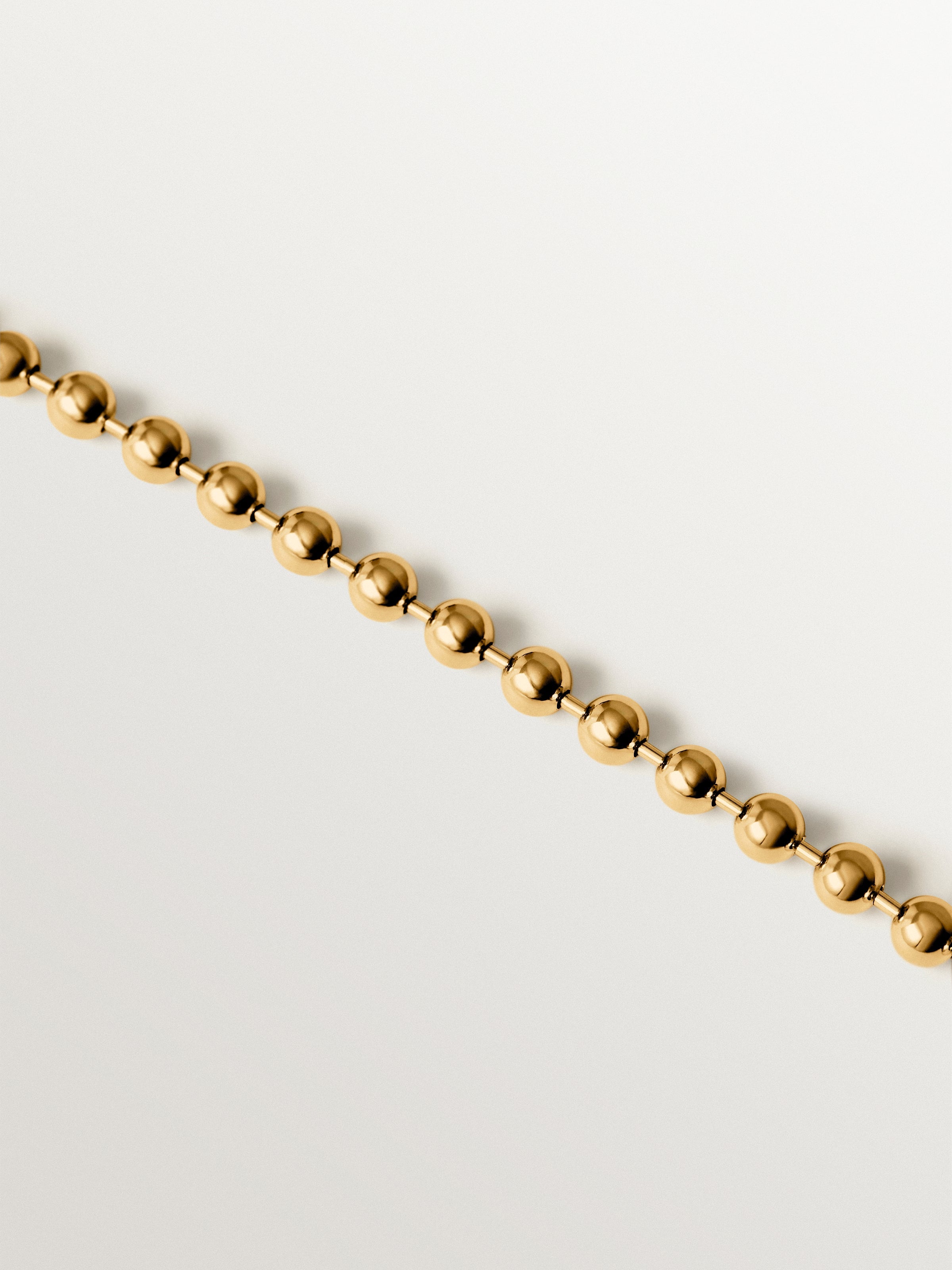 Pulsera de plata 925 bañada en oro de 18K