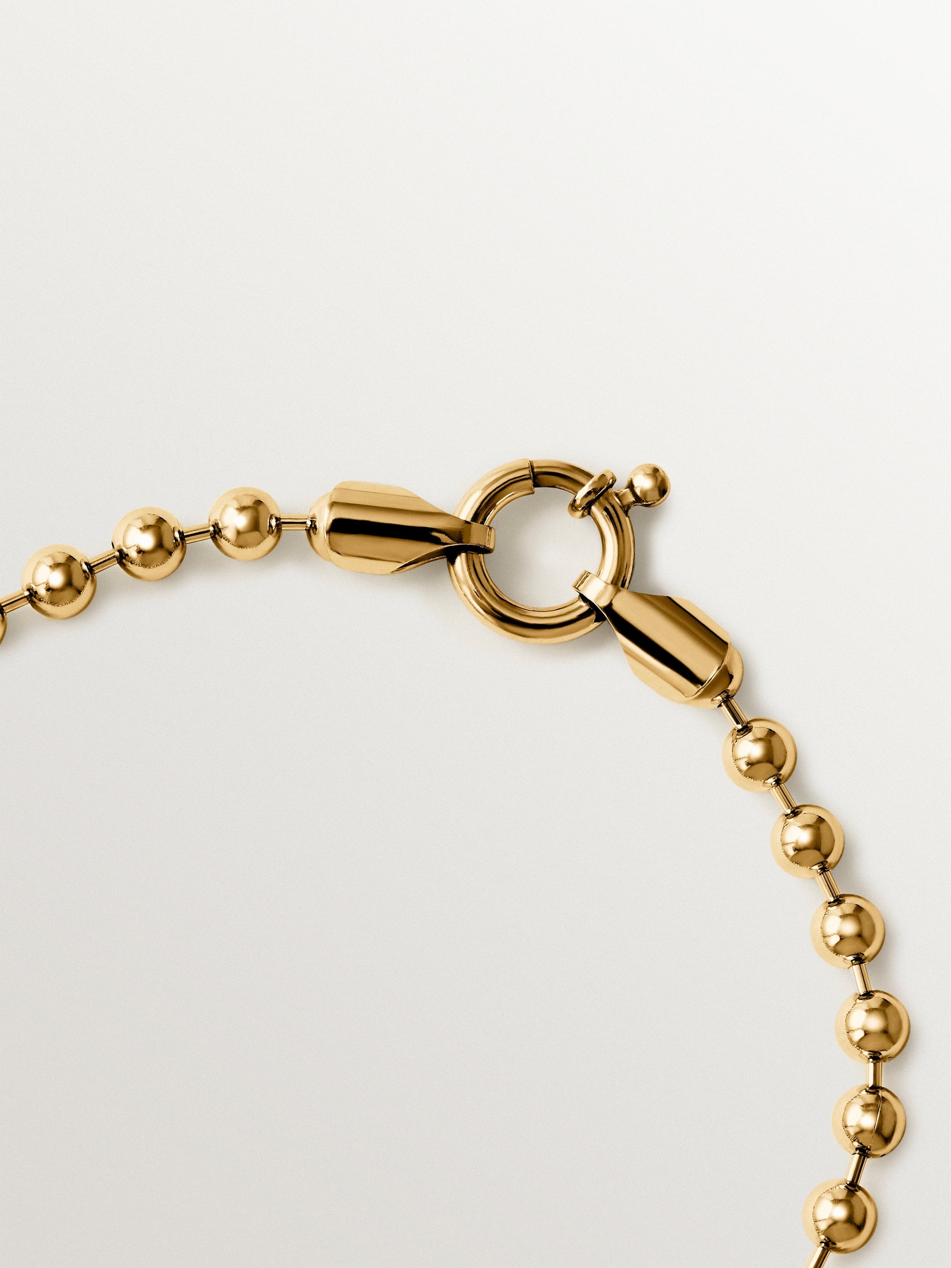 Pulsera de plata 925 bañada en oro de 18K