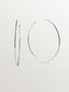 Pendientes de aro grandes de plata 925