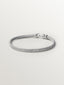 Pulsera de plata 925 con textura de malla
