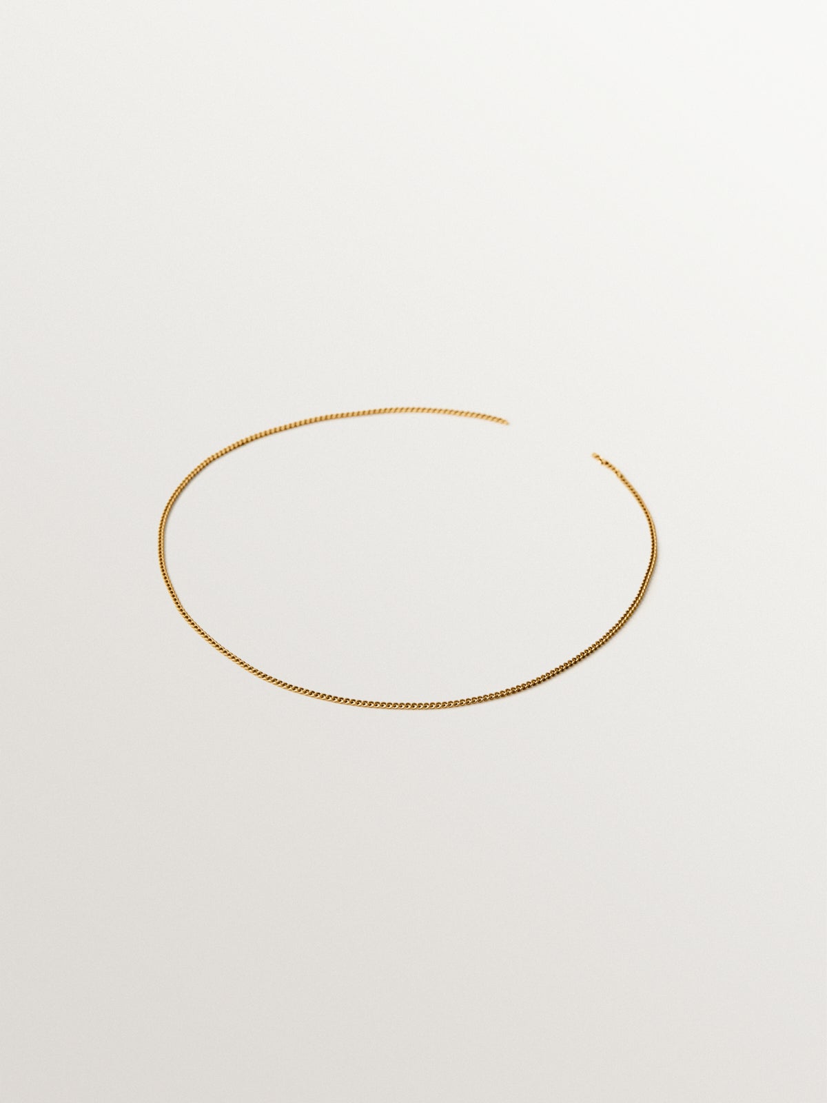 Experiencia TA-TU Tobillera chain Egle de oro amarillo de 14K