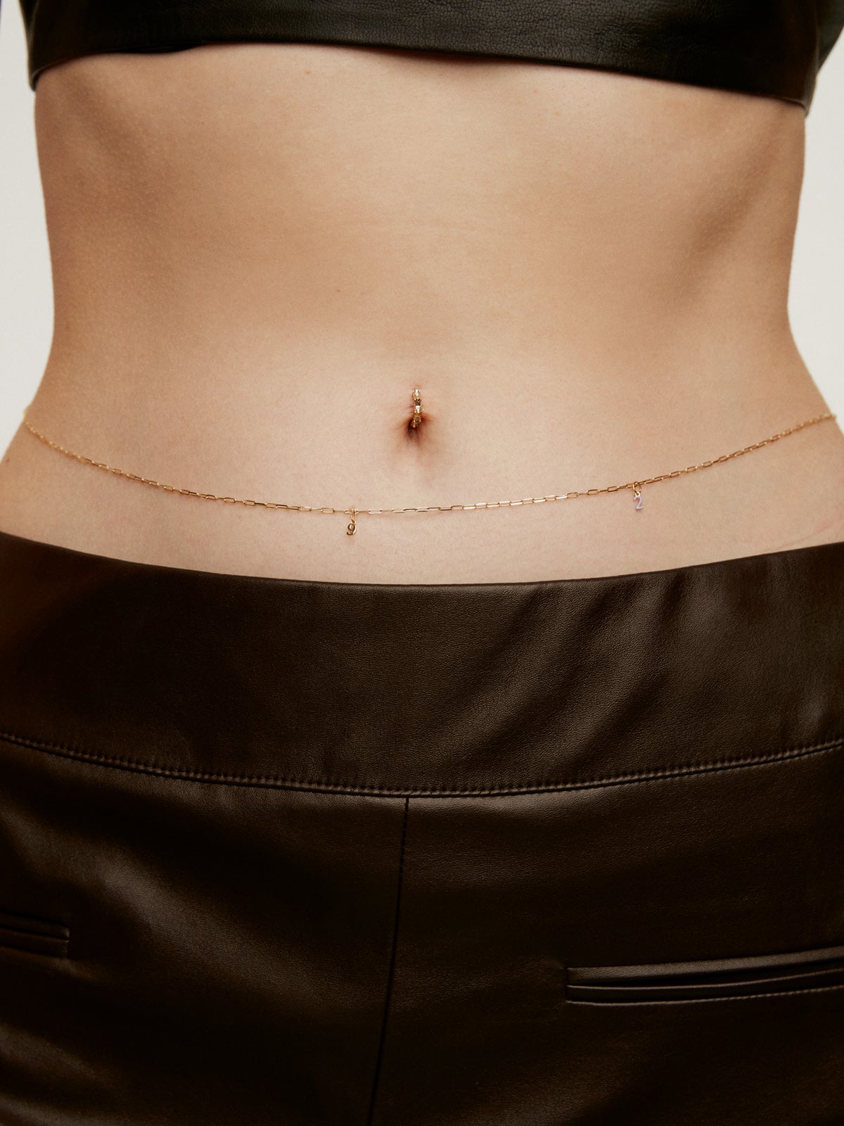 Experiencia TA-TU Body chain Morea de oro amarillo de 14K