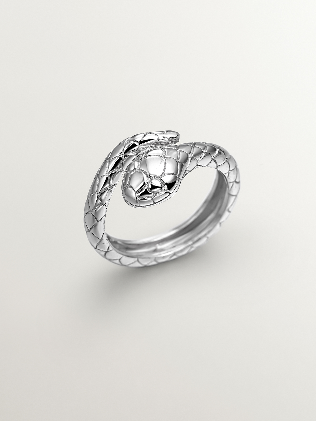 925 Silver Ring with Snake Design