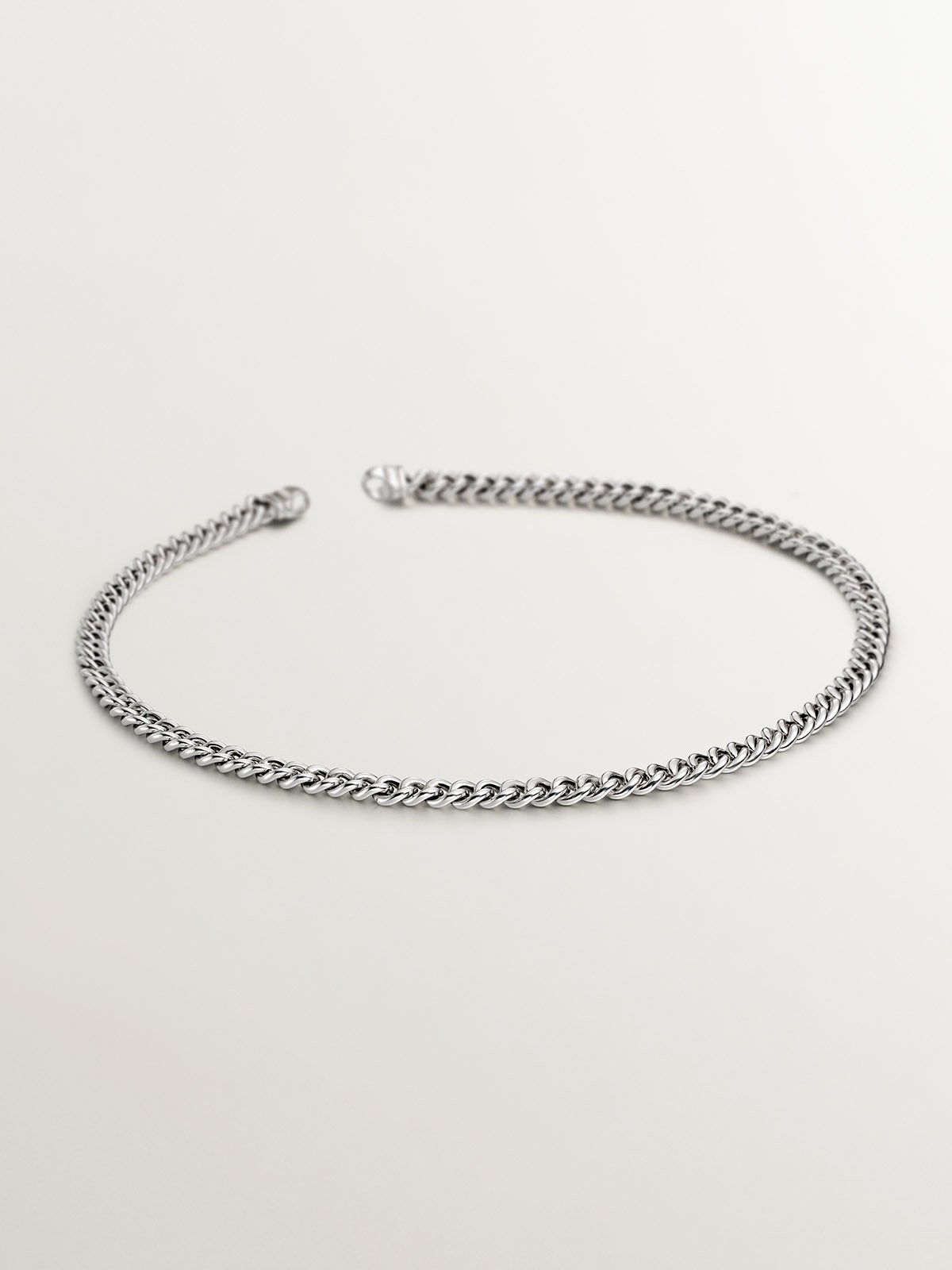 925 Silver Barbed Link Chain
