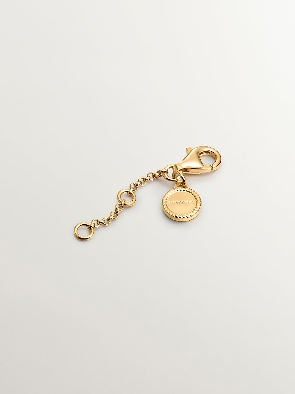 Alargador de plata 925 bañada en oro amarillo de 18K