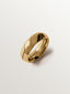Anillo gimmel bañado en oro amarillo