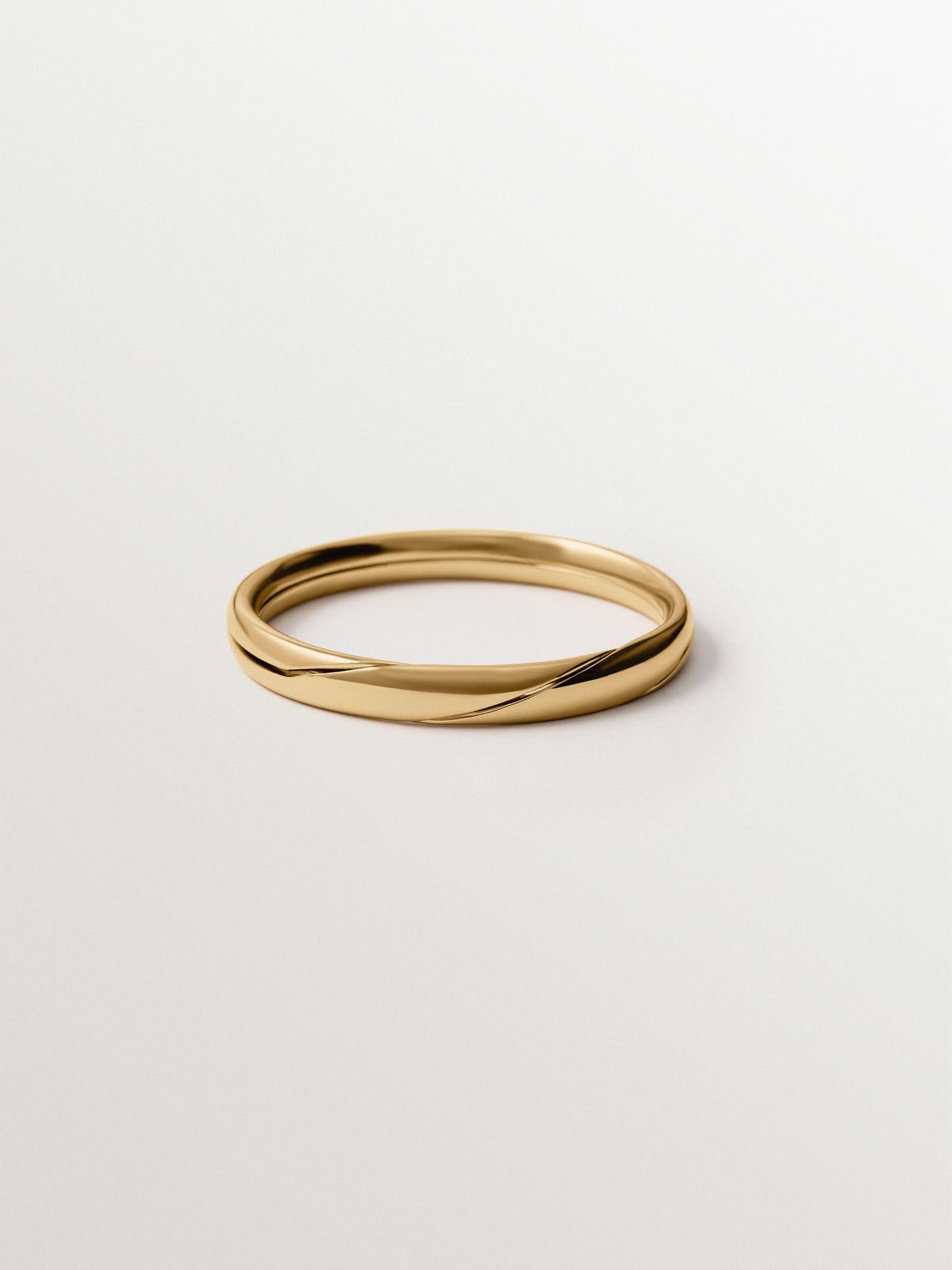 Pulsera gimmel bañada en oro amarillo