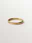 Pulsera gimmel bañada en oro amarillo